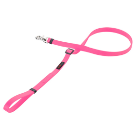 Boss Adjustable Leash (Color: Pink, size: 3/4" x 4'-6')