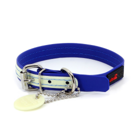 Play Glow Collar (Color: Blue, size: 3/4"x10")